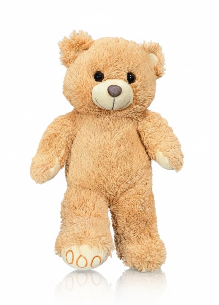 Urso Creme - Pelúcia   - daydecorafestas