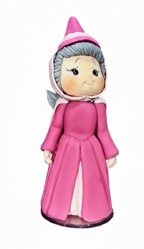 Princesa - Bela Adormecida - Fada Fauna - Biscuit - daydecorafestas