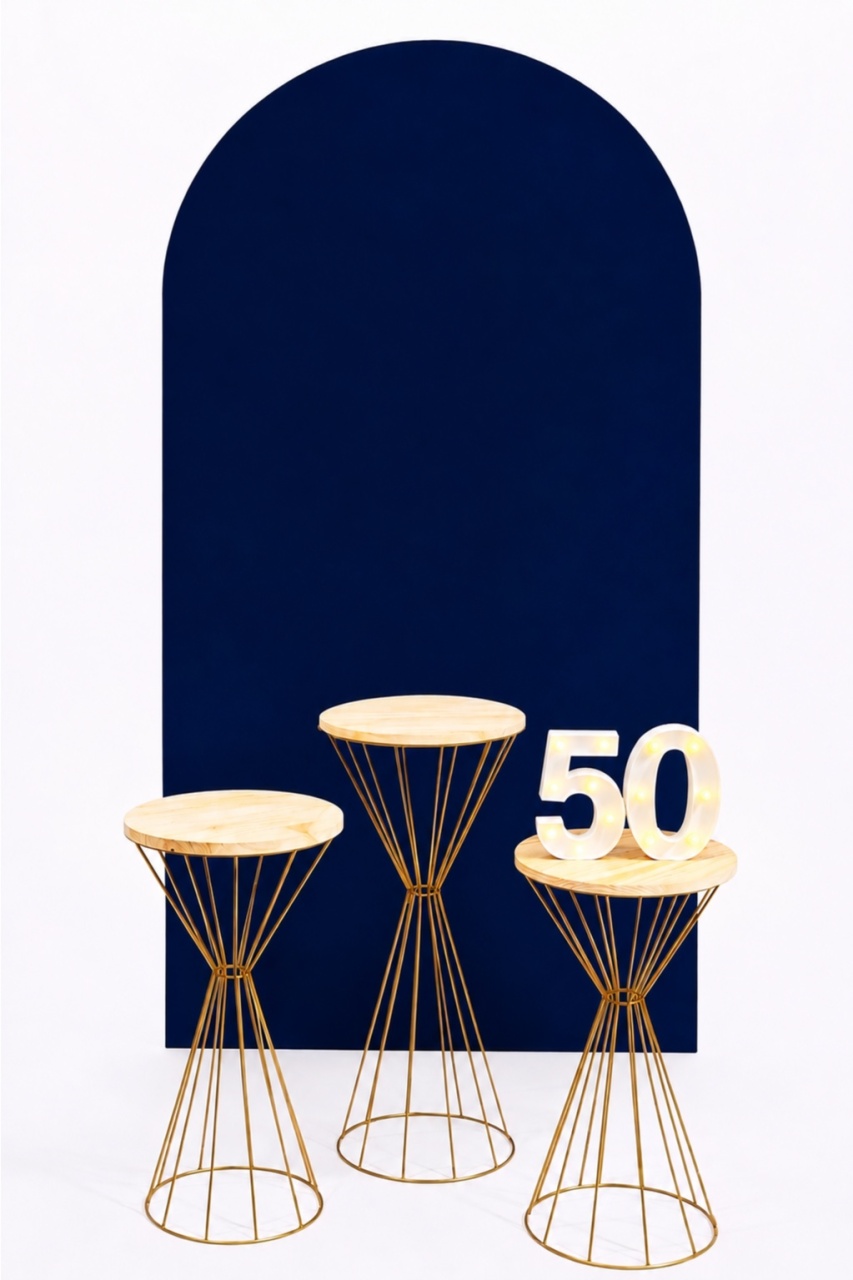 Kit - 50 Anos Azul Marinho - daydecorafestas