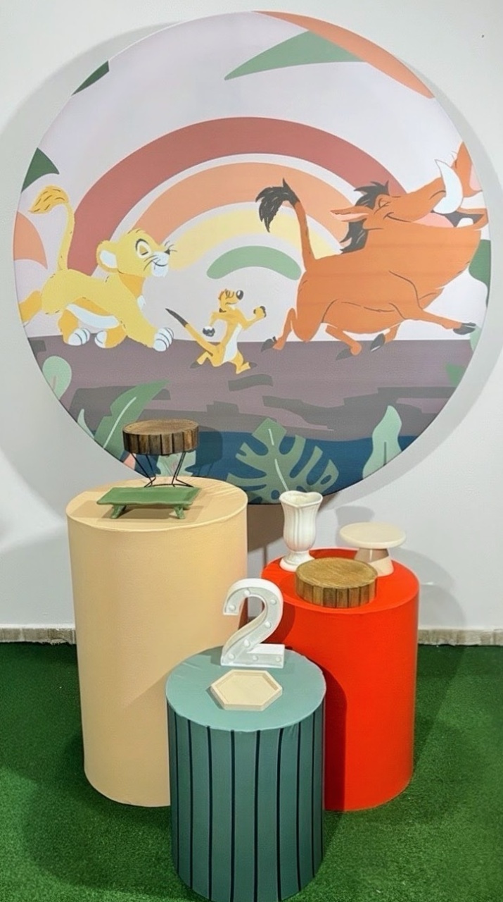 Kit - Rei Leão - daydecorafestas