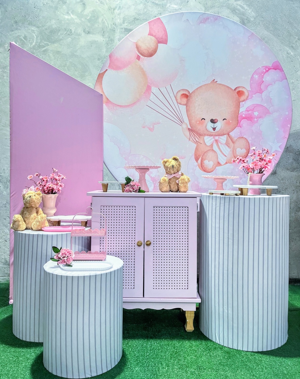 Kit - Ursa Rosa 3 - daydecorafestas