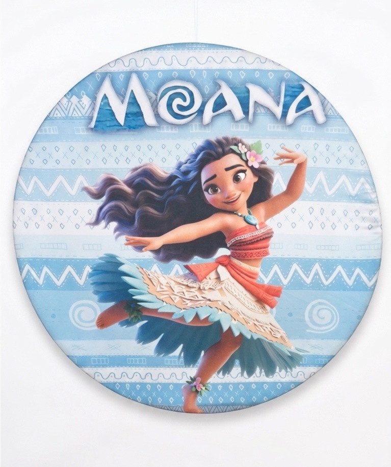 Painel Redondo 0,50 - Moana - daydecorafestas