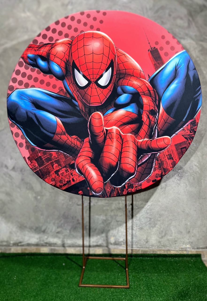 Painel Redondo 1,50 - Homem Aranha 2 - daydecorafestas