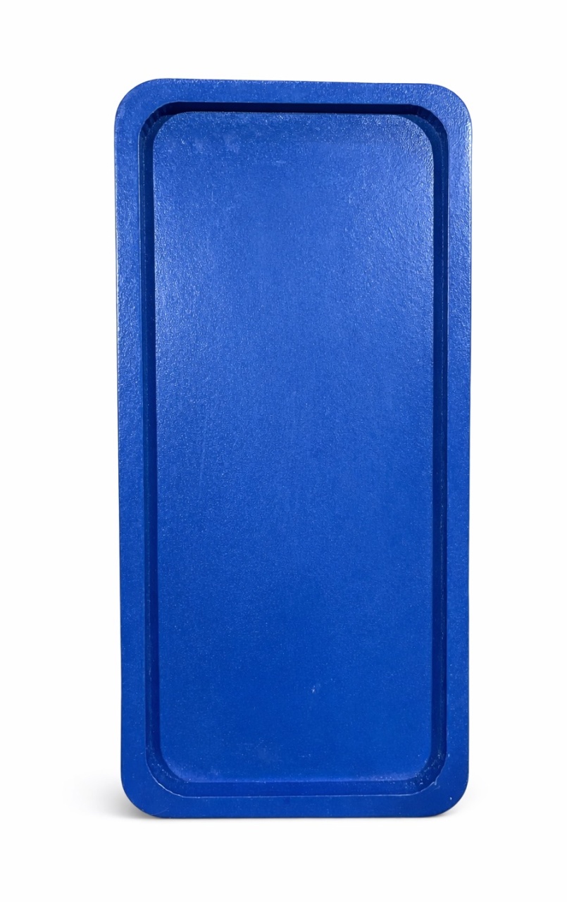 Bandeja Azul Escura Retangular Mdf - daydecorafestas