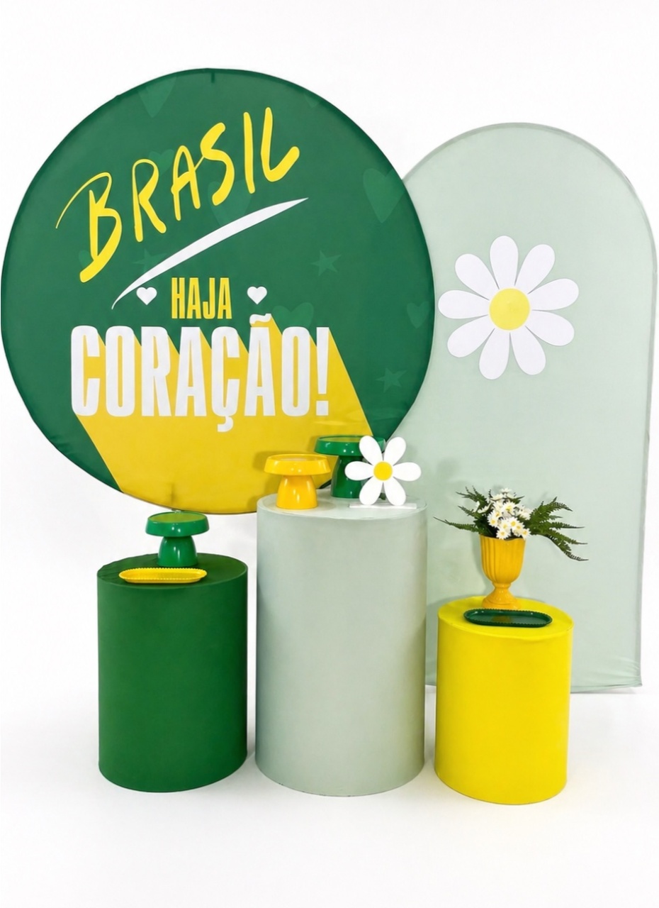Kit - Brasil - Copa - daydecorafestas