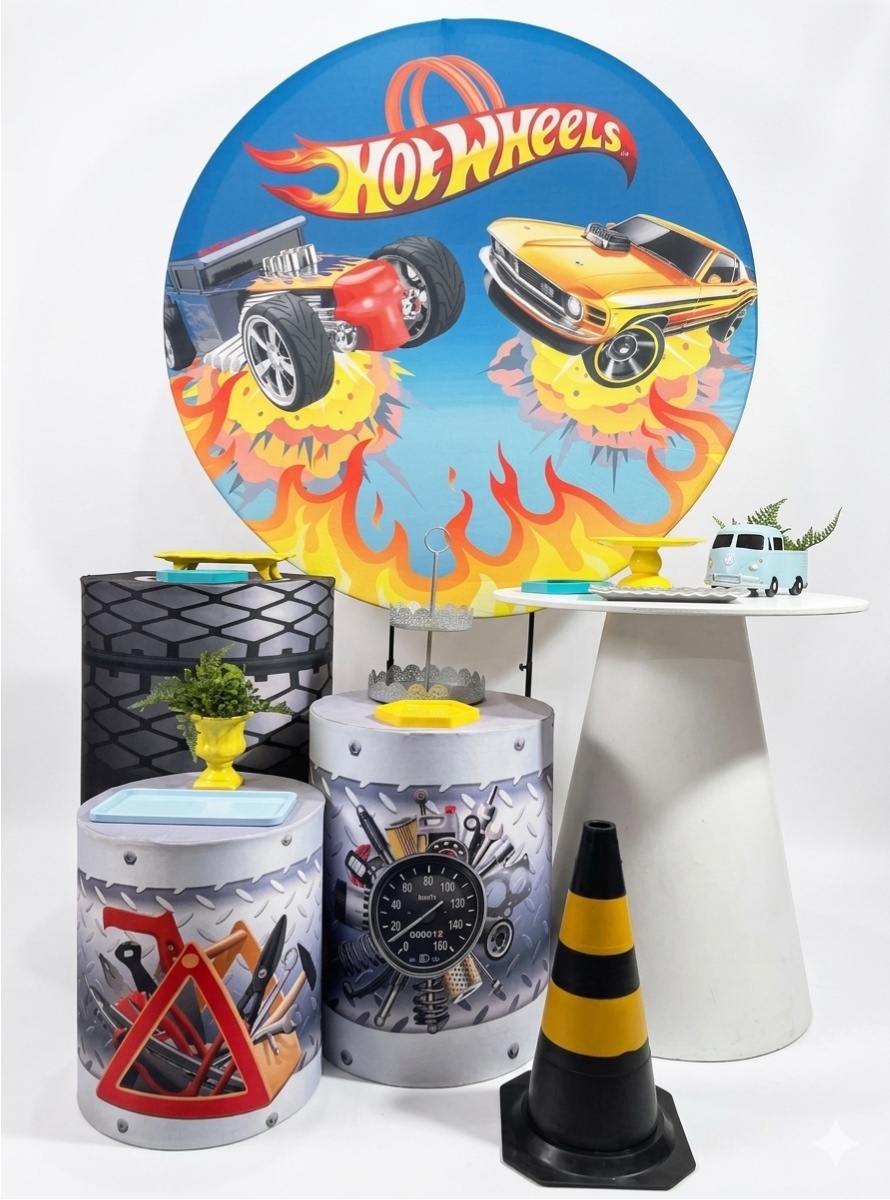 Kit - Hot Wheels 2 - daydecorafestas