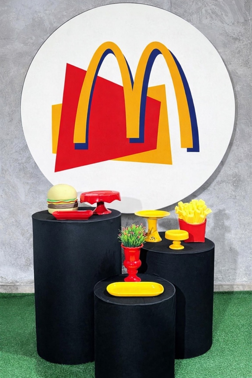 Kit - Hamburgueria Mc Donalds - daydecorafestas