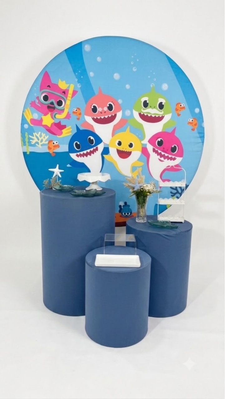 Kit - Baby Shark - daydecorafestas