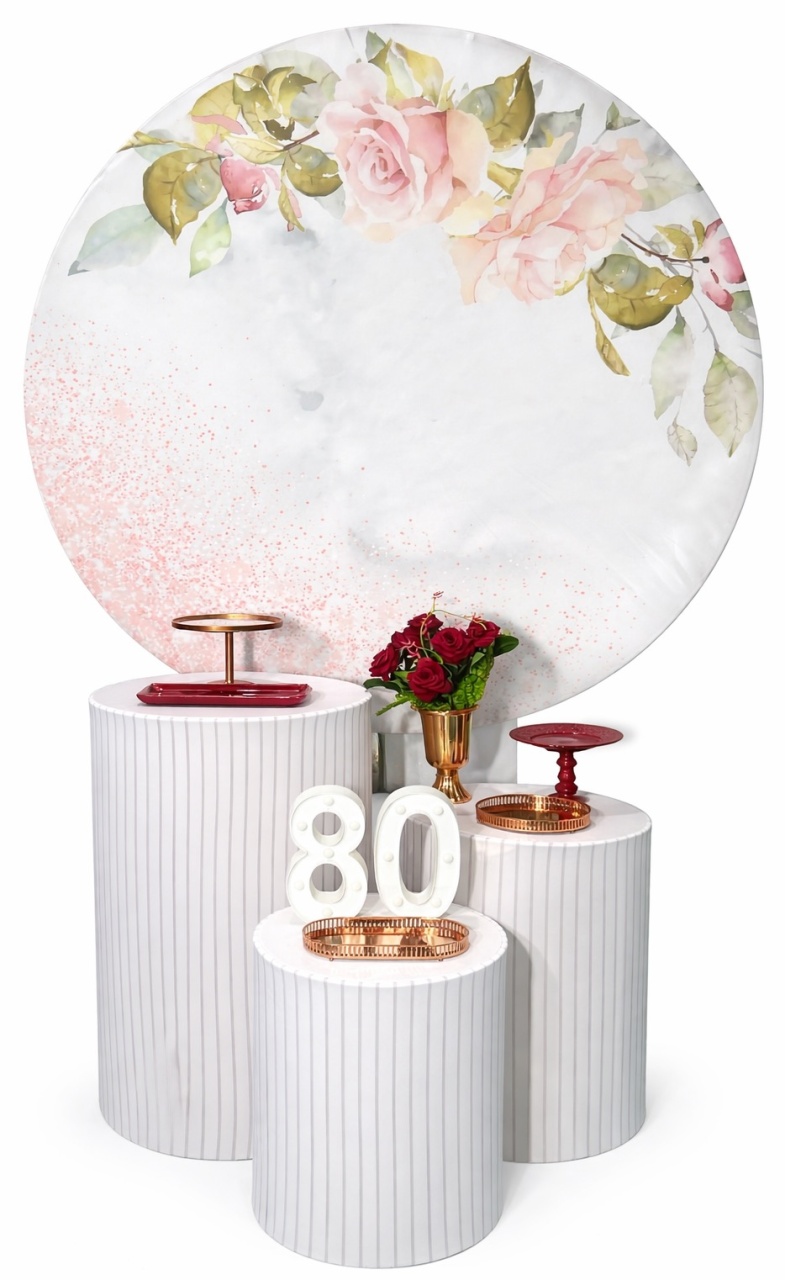 Kit - 80 Anos Marsala  - daydecorafestas