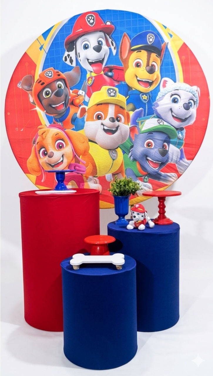 Kit - Patrulha Canina Turma - daydecorafestas