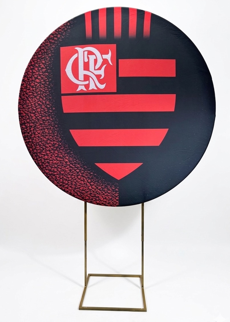 Painel Redondo 1,50 - Flamengo - daydecorafestas