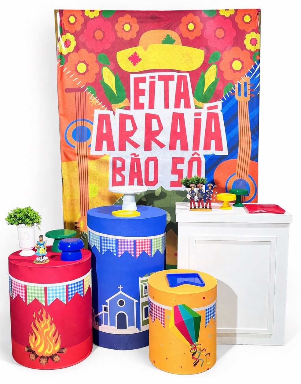 Kit - Arraiá Bão - daydecorafestas