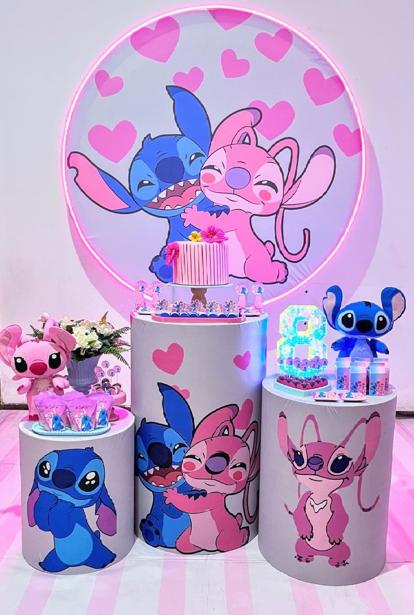 Kit - Stitch E Angel - daydecorafestas
