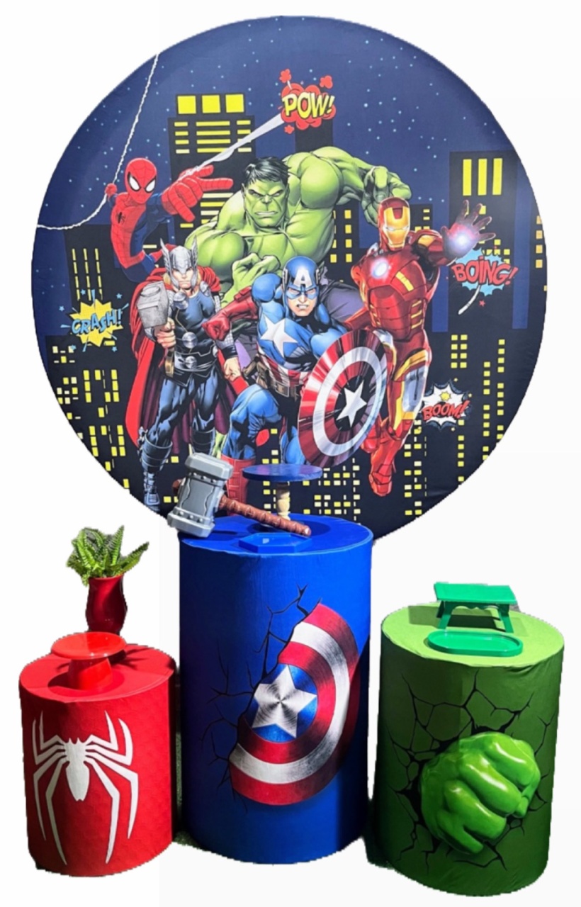 Kit - Vingadores  - daydecorafestas