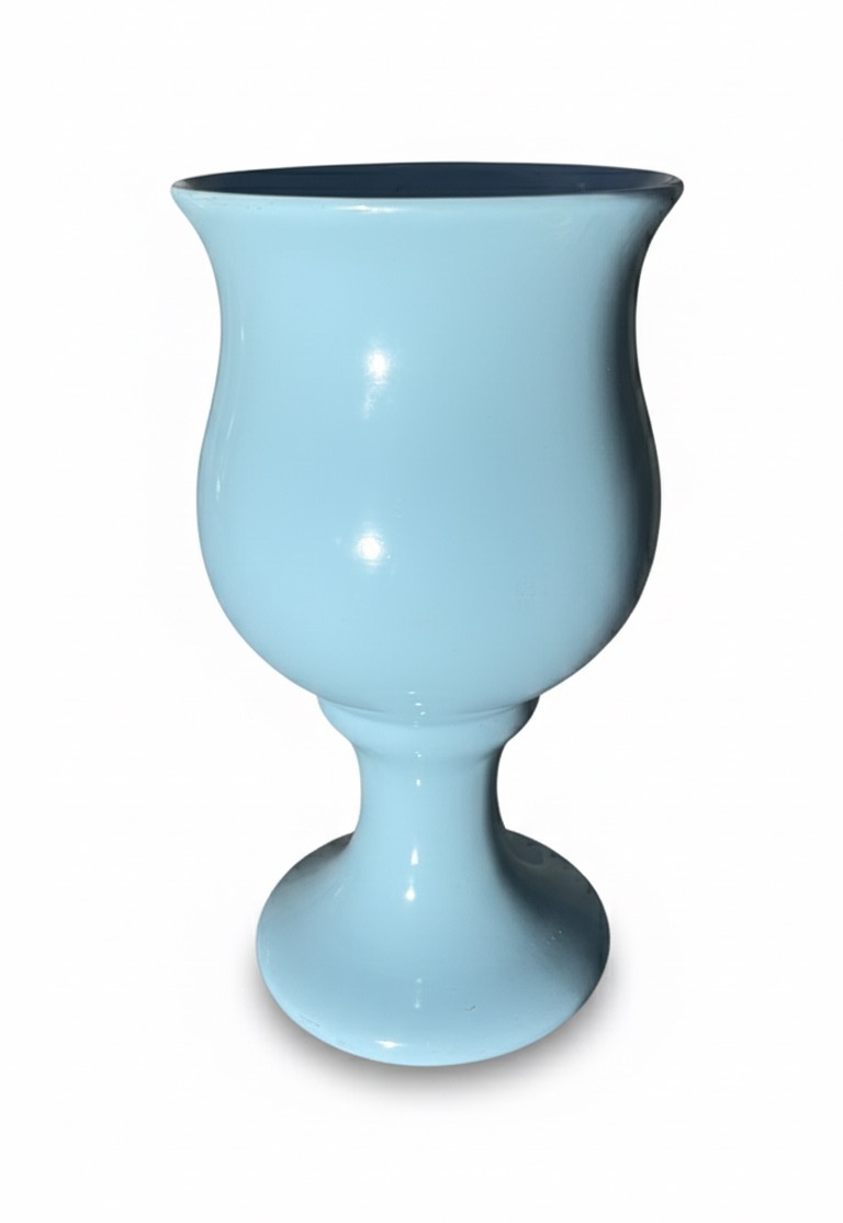 Vaso Cerâmica Azul Candy - G - daydecorafestas
