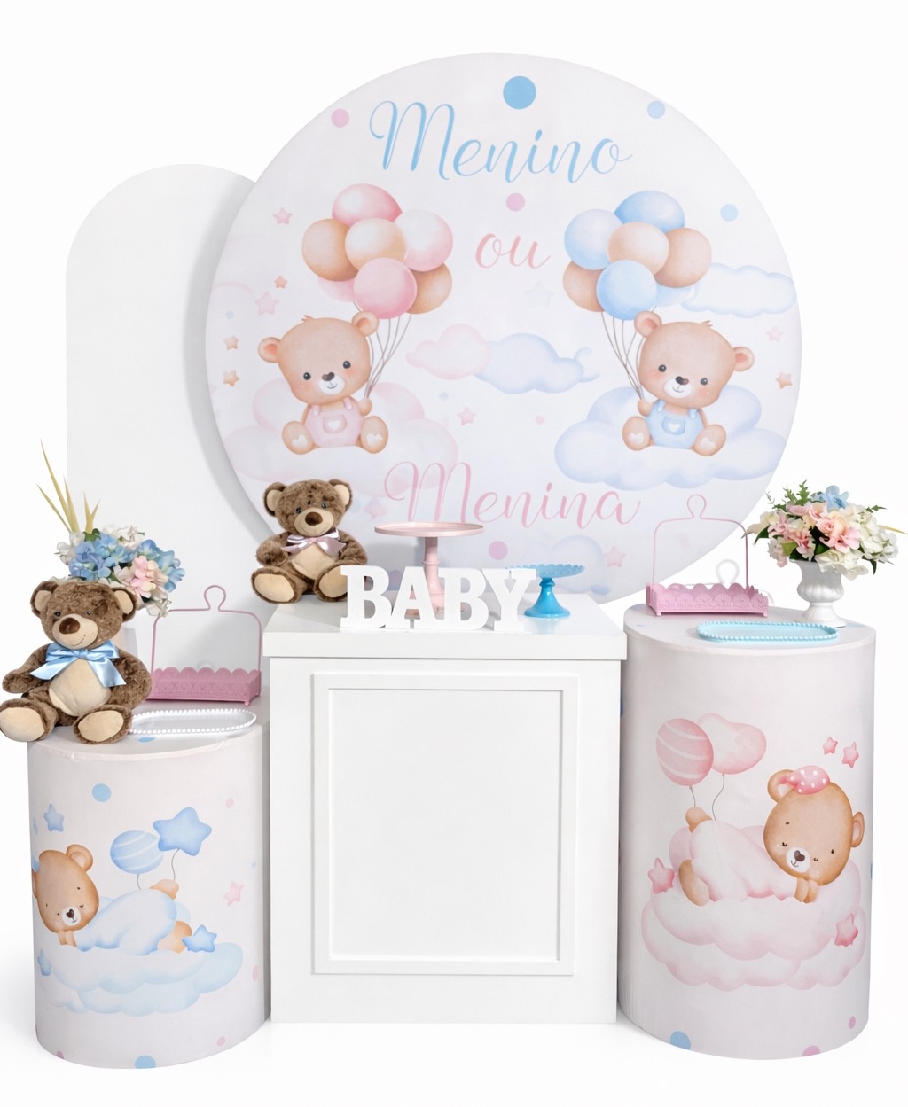 Kit - Chá Revelação 4 - daydecorafestas