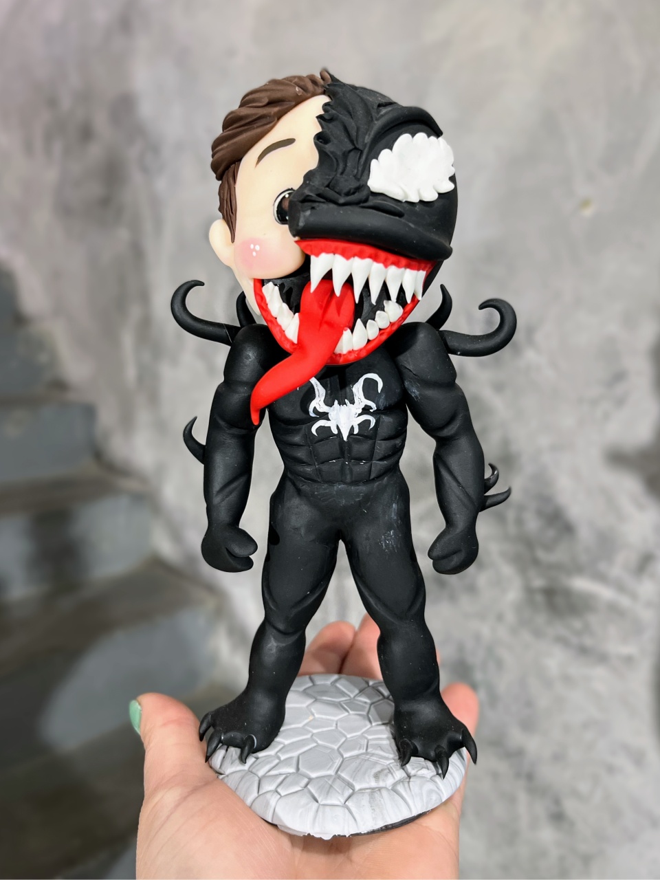 Homem Aranha - Biscuit Venom  - daydecorafestas