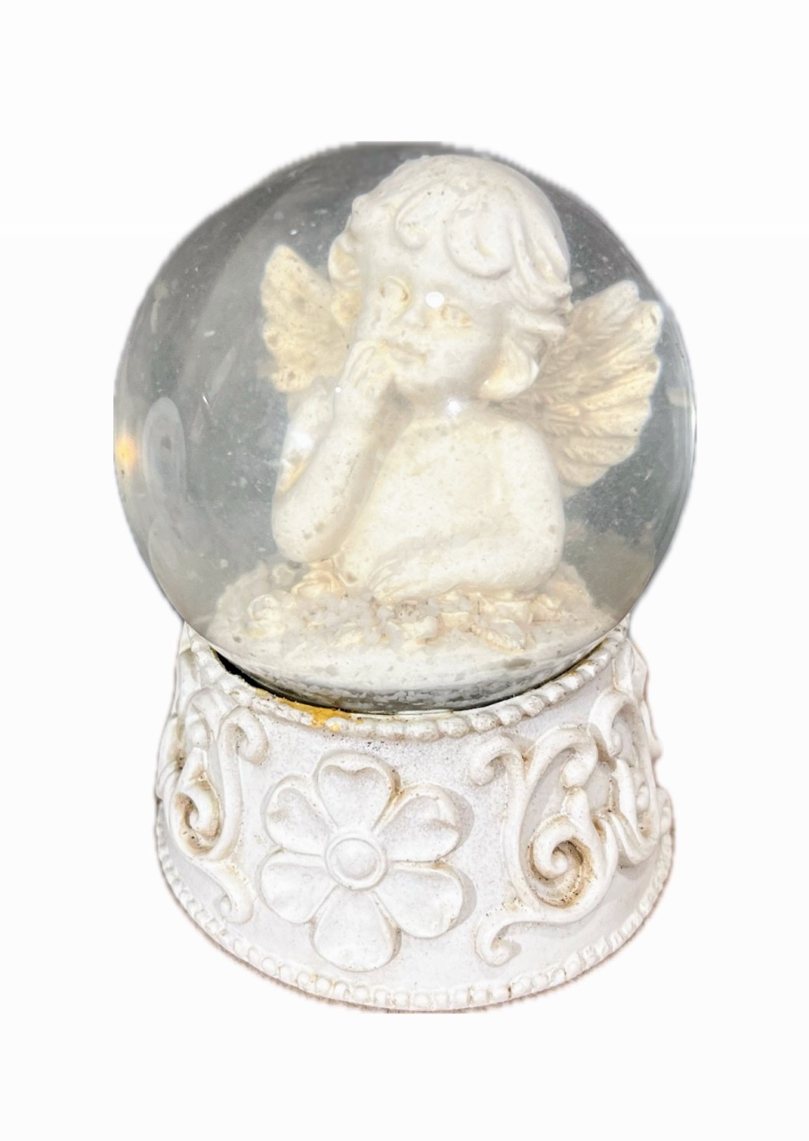 Anjo - Globo de Vidro - daydecorafestas