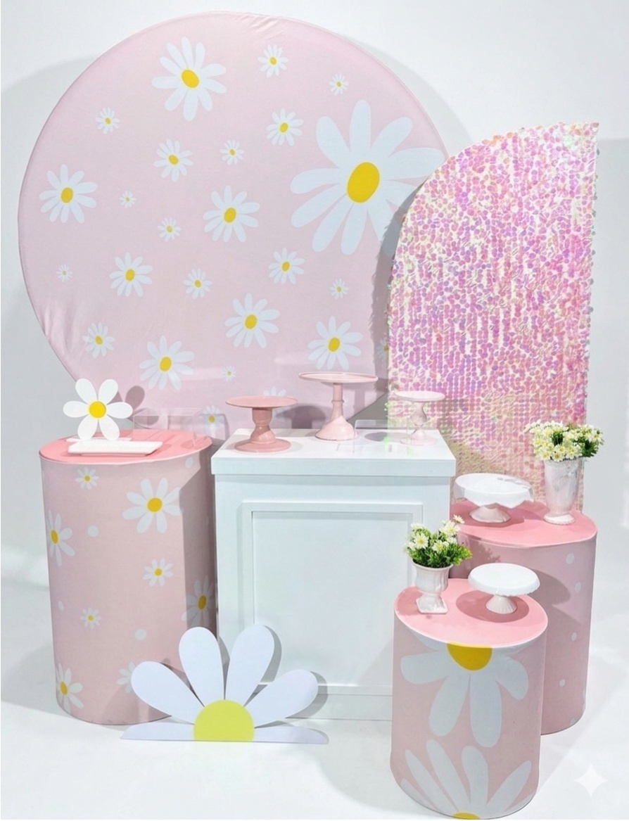 Kit - Margaridas - Luxo - daydecorafestas