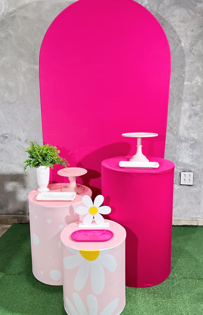 Kit - Margaridas Pink - daydecorafestas