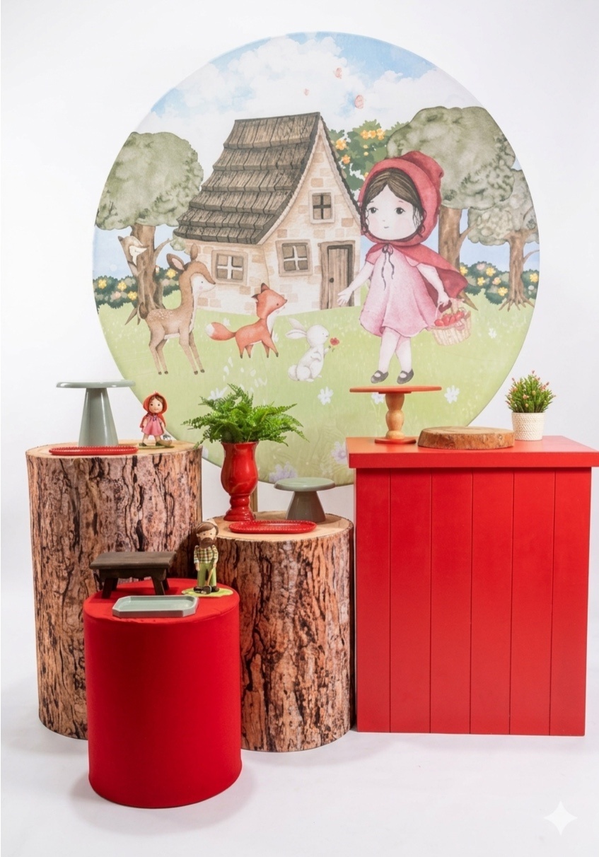 Kit - Chapeuzinho Vermelho 3 - daydecorafestas