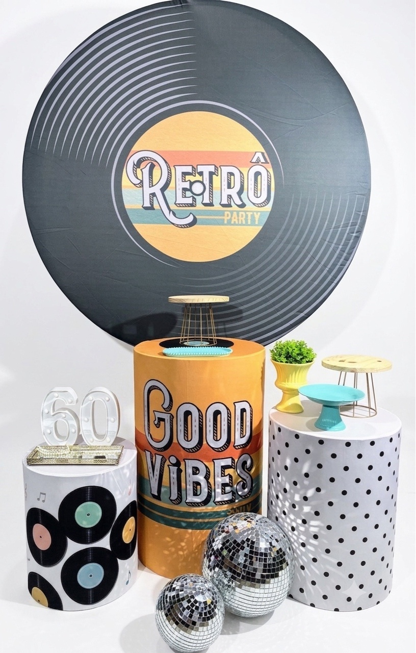 Kit - Retrô Party - daydecorafestas