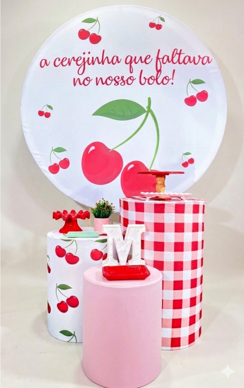 Kit - Cerejinha - daydecorafestas