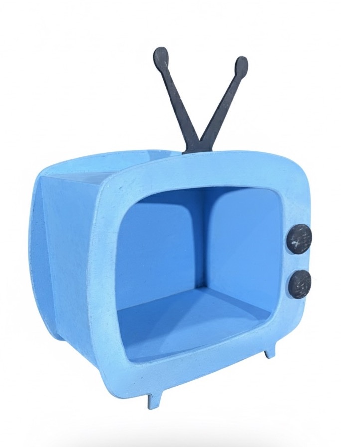 Tv Mdf - Azul Clara - daydecorafestas