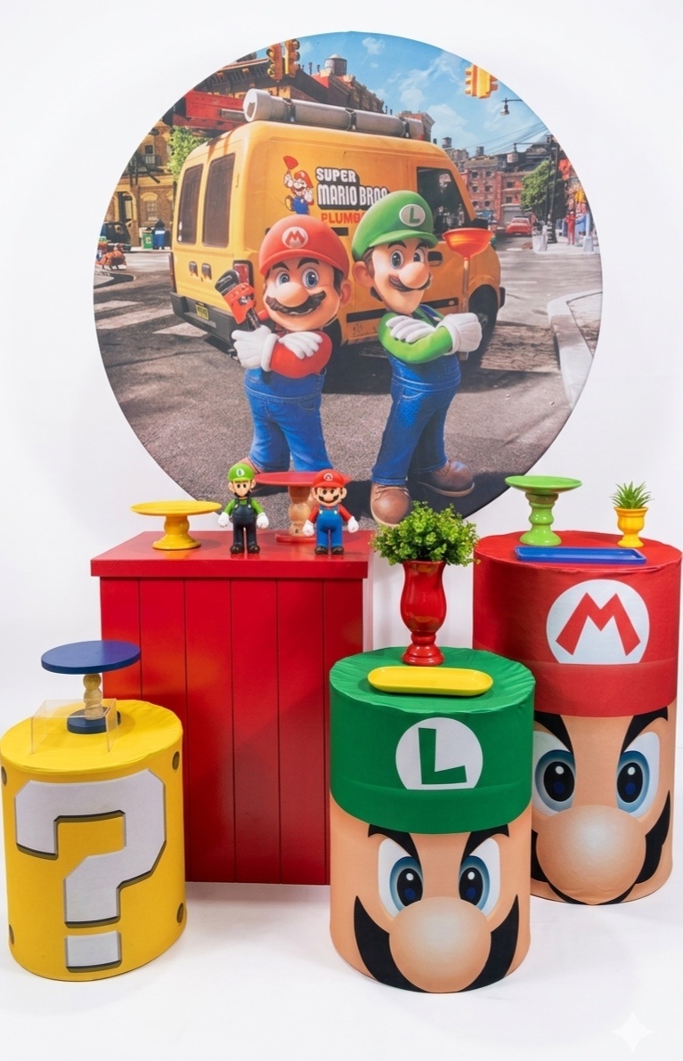 Kit - Super Mario 2 - daydecorafestas