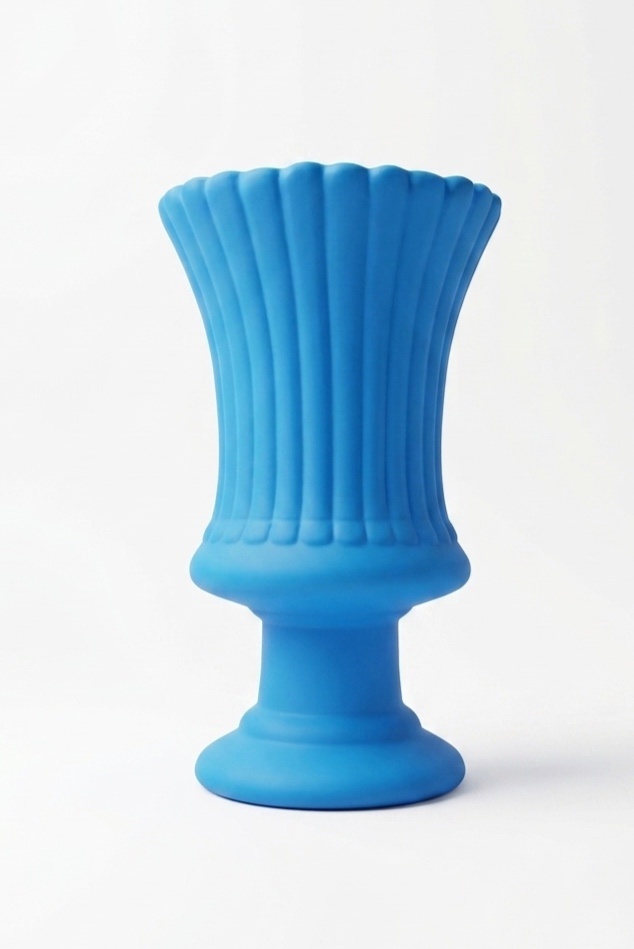 Vaso Azul Neon - Cerâmica - G - daydecorafestas