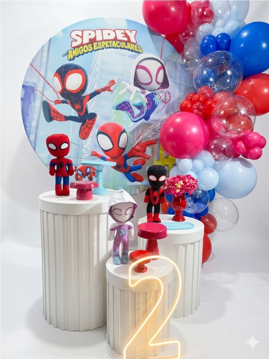 Kit - Homem Aranha - Spidey E Amigos 2 - daydecorafestas