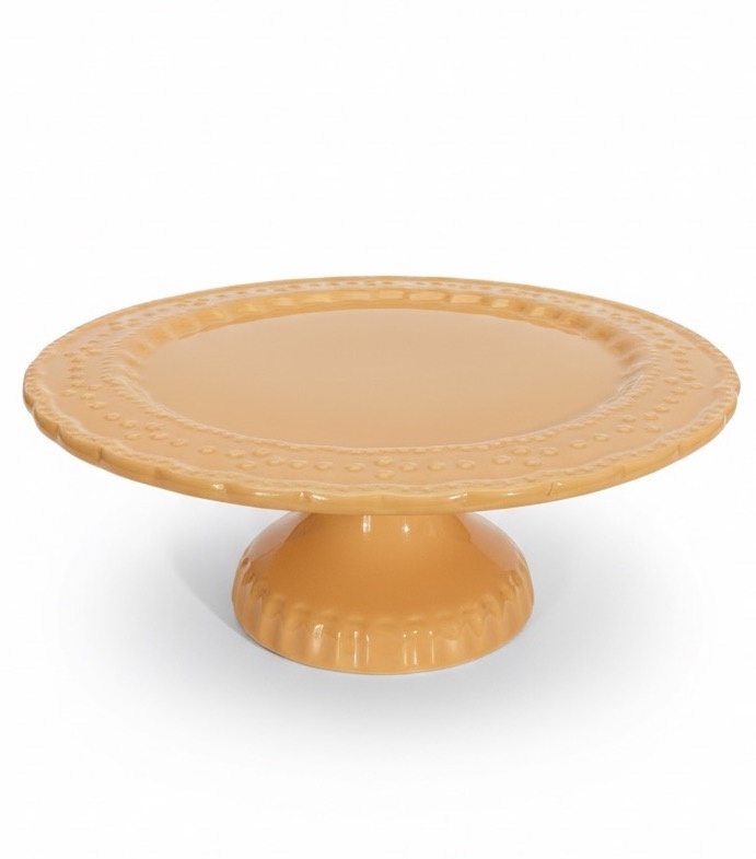 Bandeja Laranja Candy Ceramica - Gg - daydecorafestas