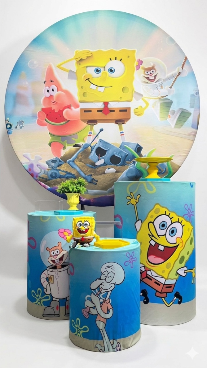 Kit - Bob Esponja  - daydecorafestas