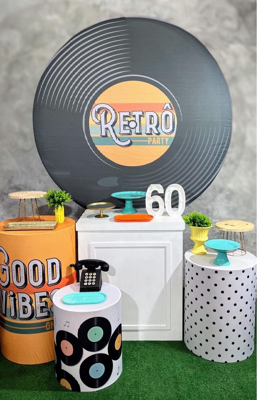 Kit - Retrô Party 3 - daydecorafestas