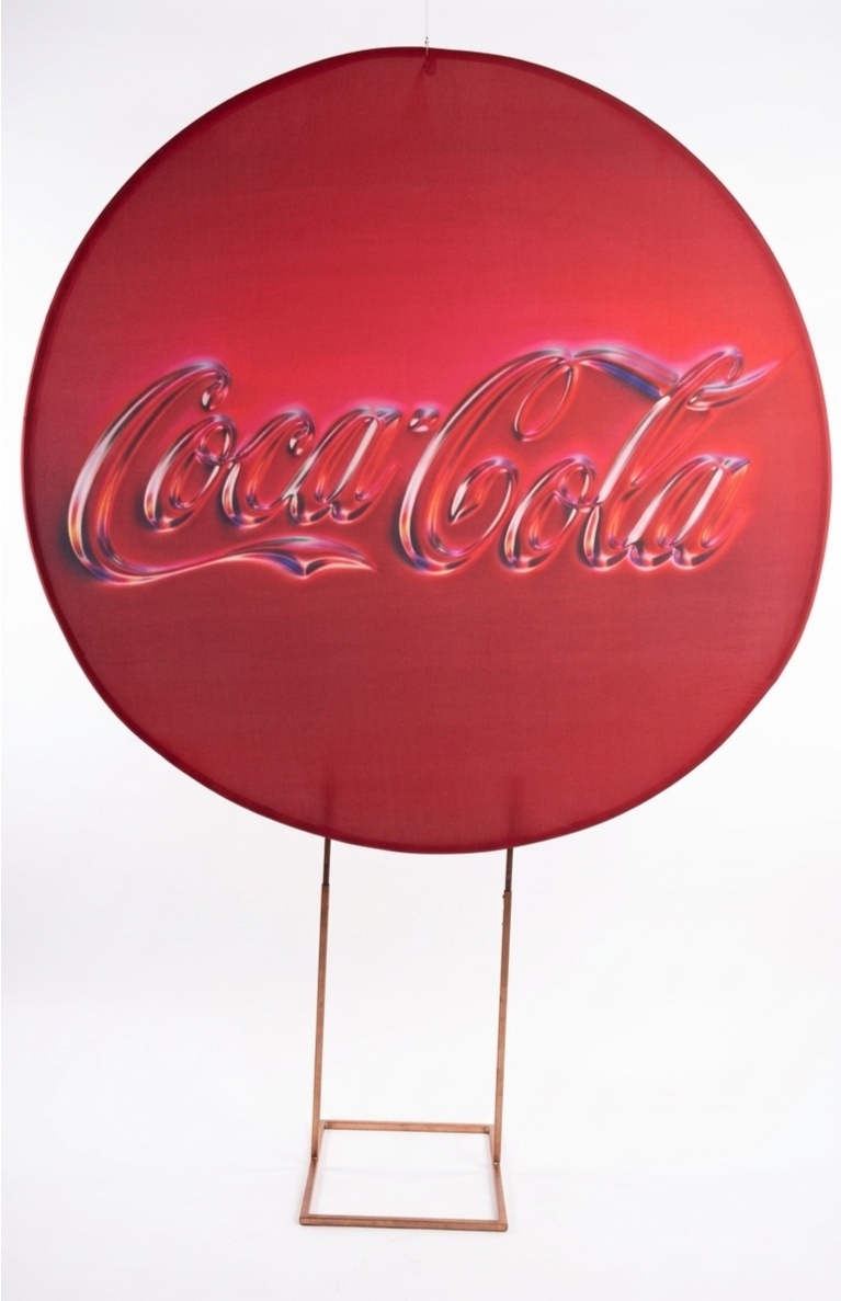 Painel Redondo 1,50 - Coca Cola - daydecorafestas