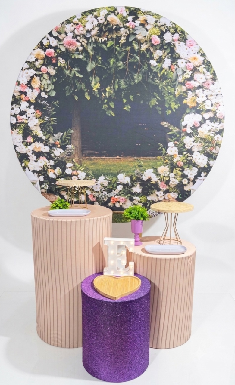 Kit - Lilás E Roxo - daydecorafestas