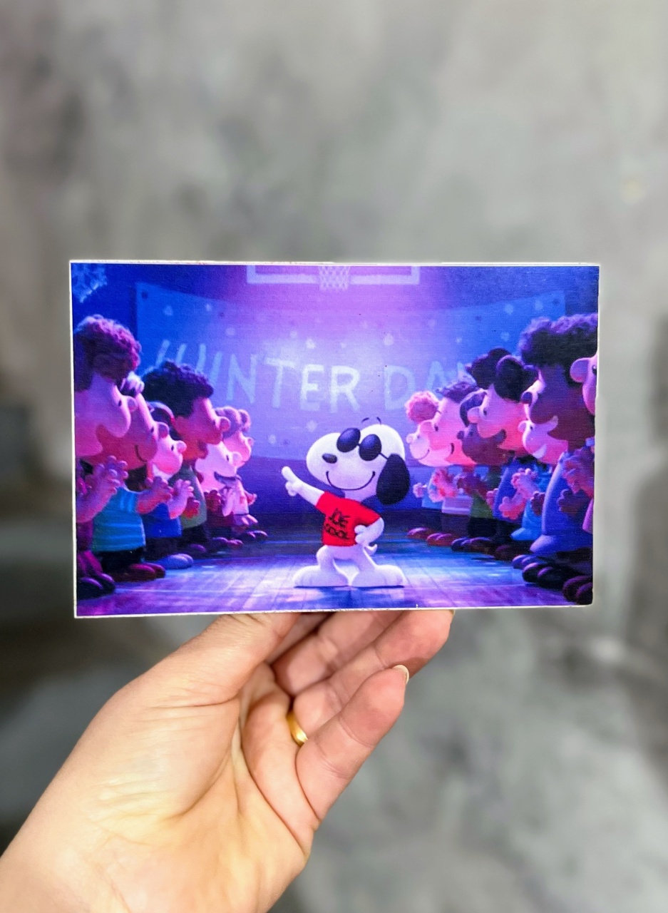 Snoopy - Quadro - Dança - daydecorafestas