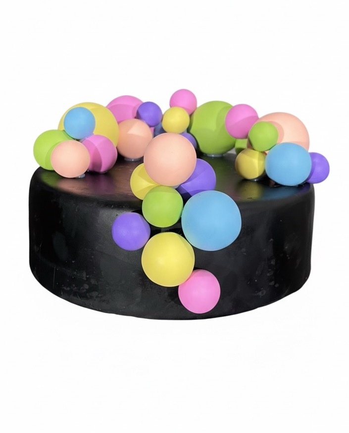 Bolo Fake - Neon (1 Andar)  - daydecorafestas