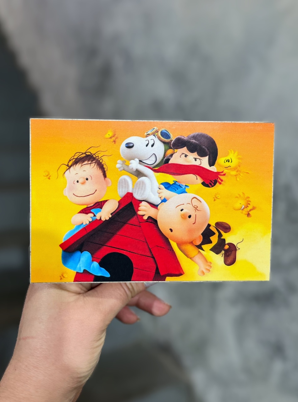 Snoopy - Quadro - Turma Casinha - daydecorafestas