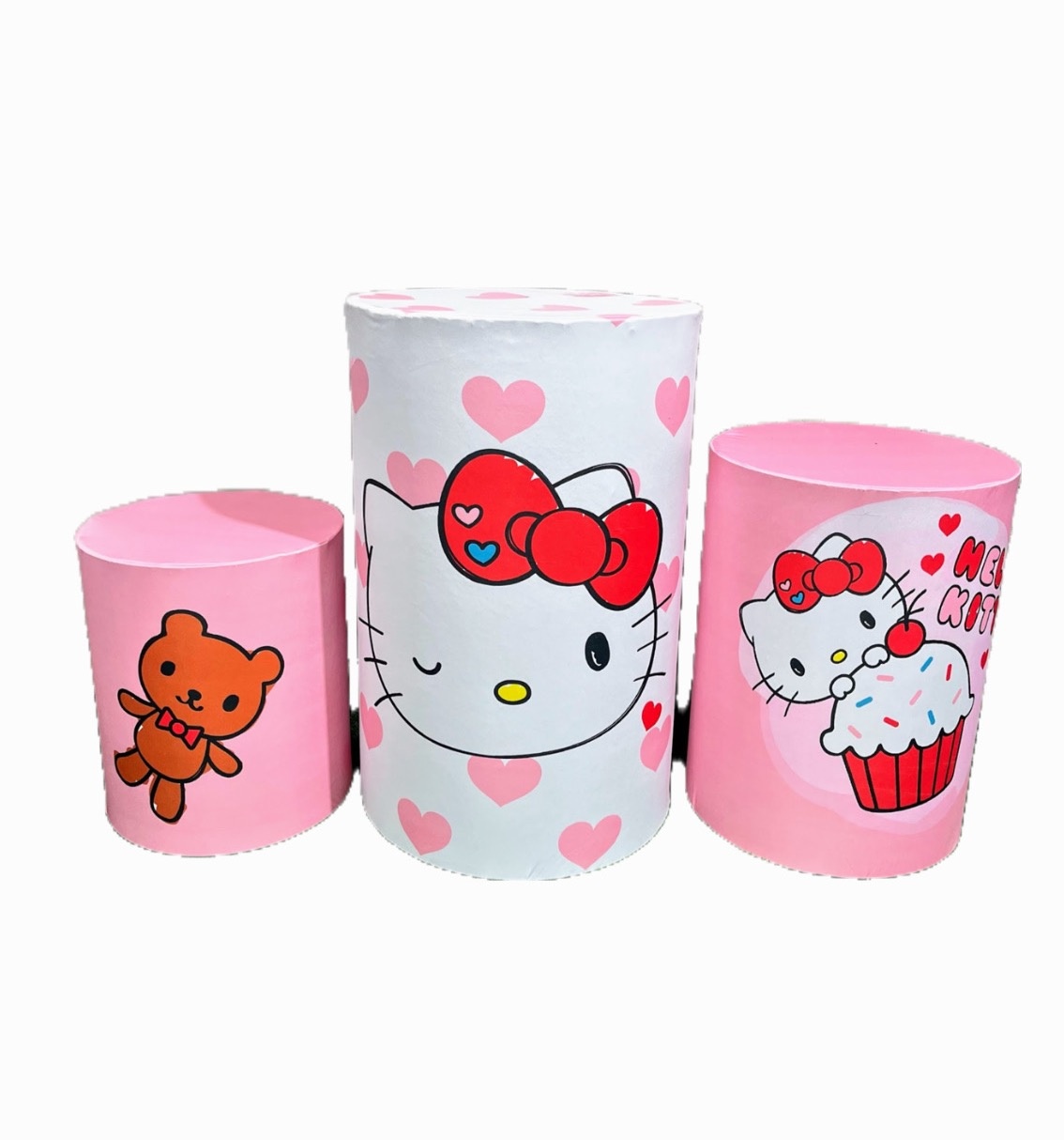 Trio Capas - Hello Kitty - daydecorafestas