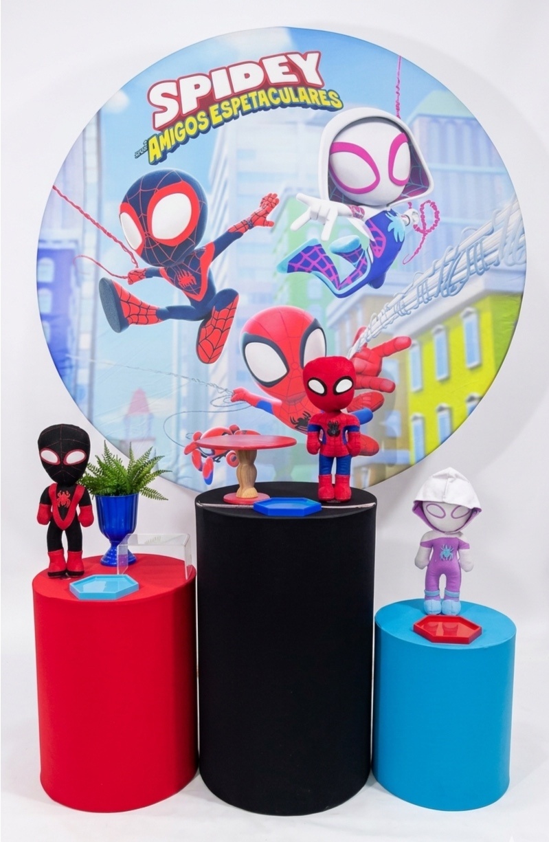 Kit - Homem Aranha - Spidey E Amigos - daydecorafestas