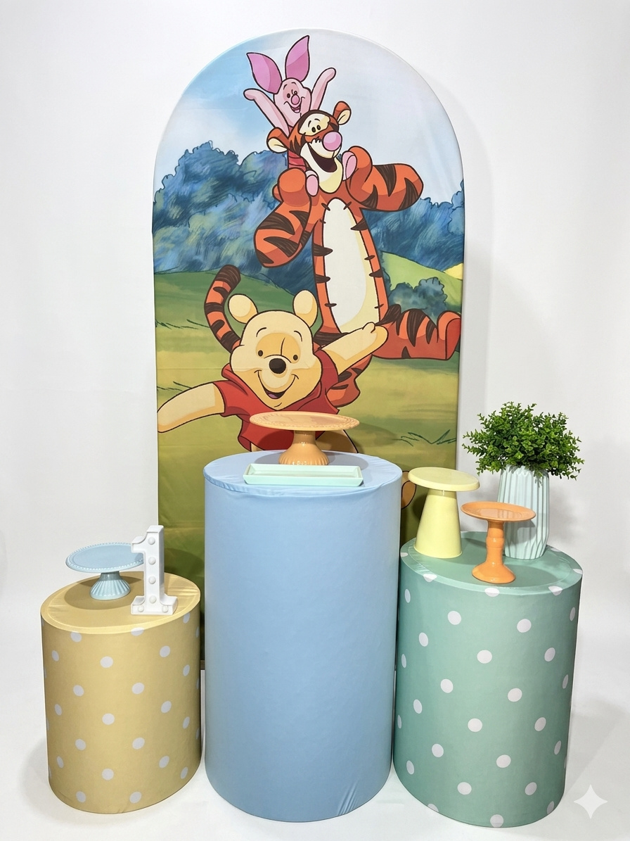Kit - Ursinho Pooh - daydecorafestas