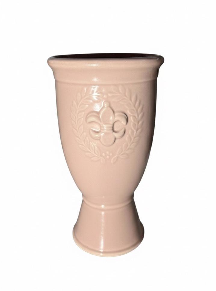 Vaso Cerâmica Rosa Claro - M  - daydecorafestas
