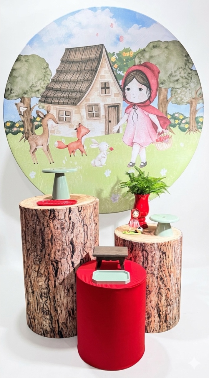Kit - Chapeuzinho Vermelho - daydecorafestas