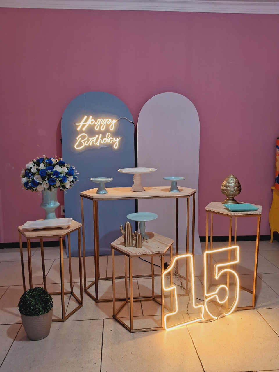 15 Anos Azul Luxo - yasmim pires oliveira