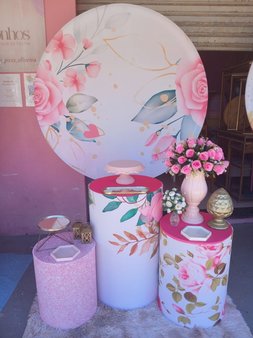 Flores Rosa - yasmim pires oliveira