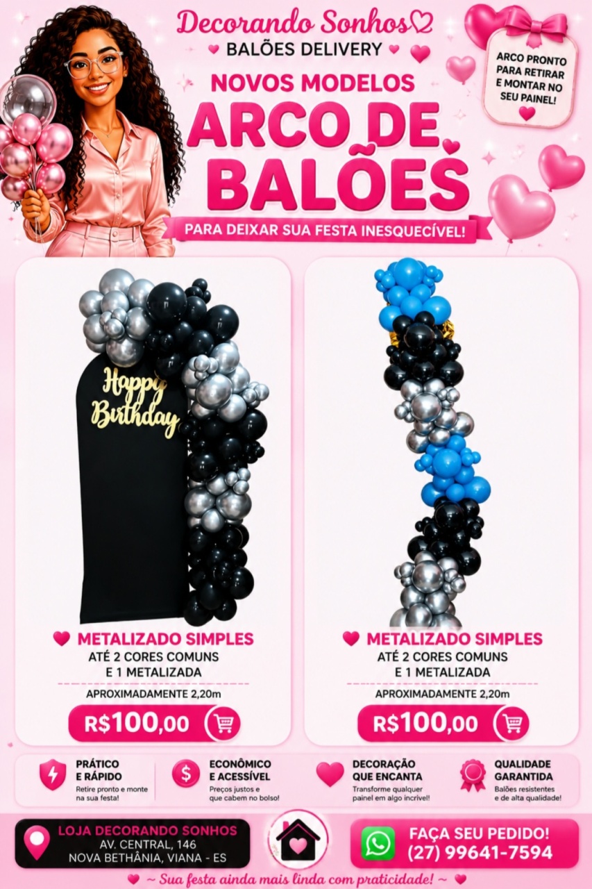Balões Metalizado Simples - yasmim pires oliveira