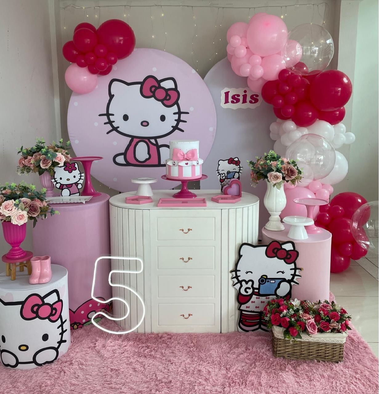 Hello Kitty Decoração  - Mila e Dry Decora e Loca 