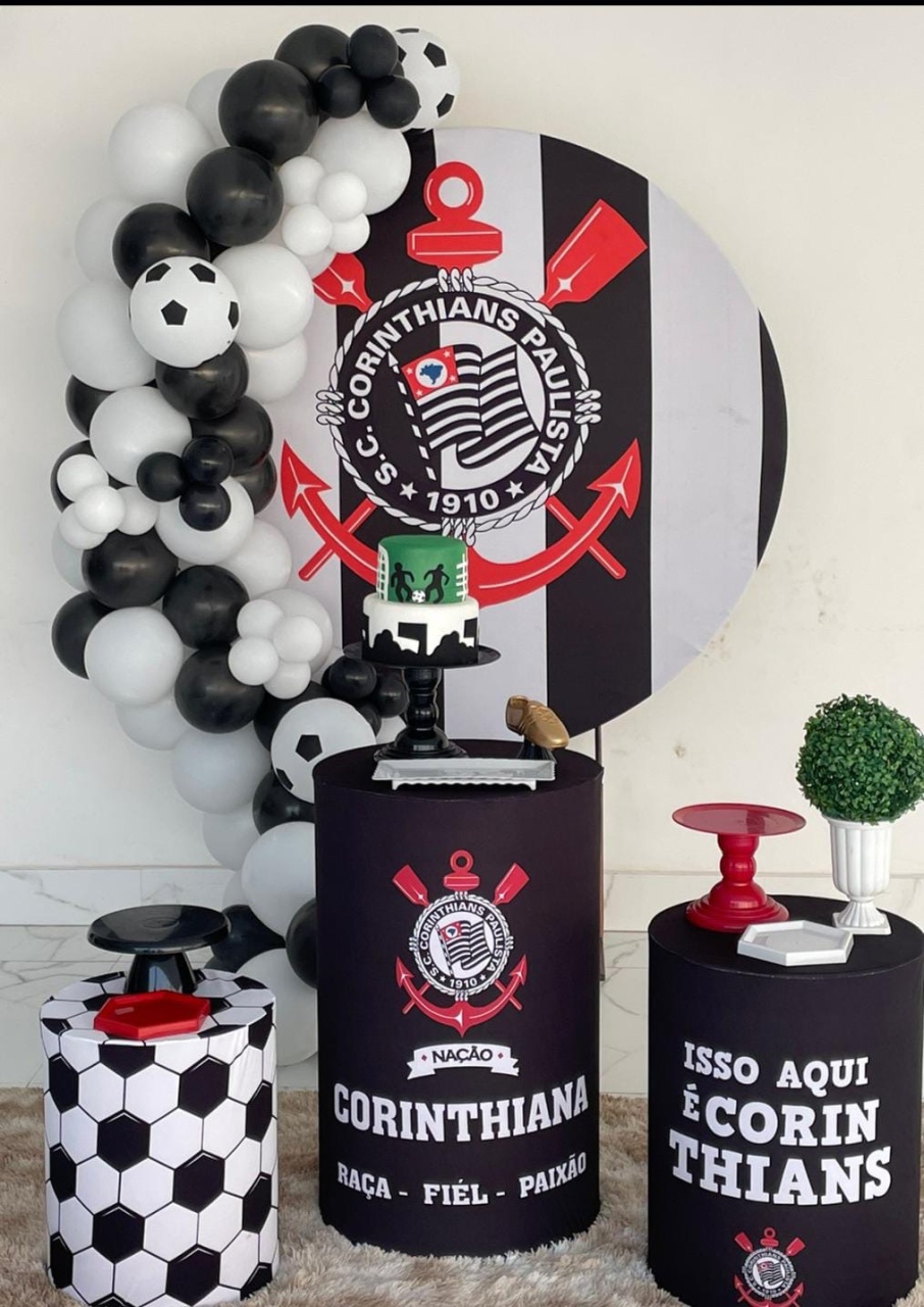  Corinthians Decoração Montada  - Mila e Dry Decora e Loca 