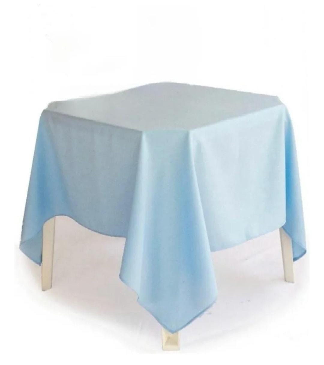 Toalha de Mesa  Azul Claro  - Mila e Dry Decora e Loca 
